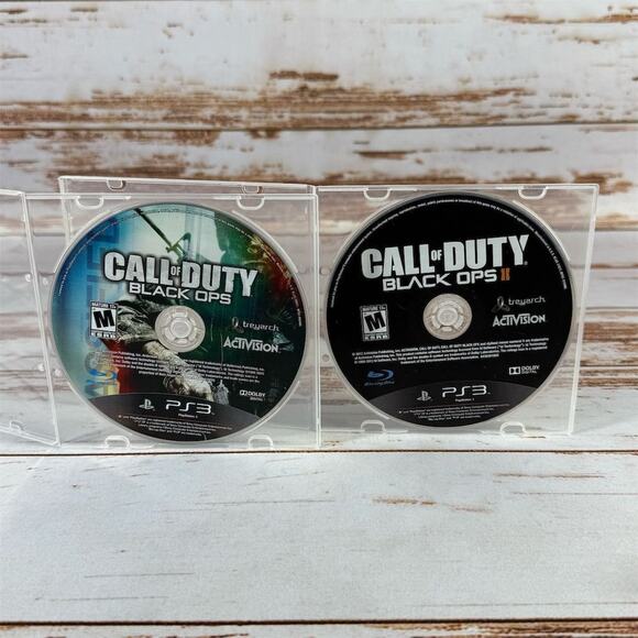 Call of Duty: Black Ops & II PS3 Disc Only First-Person Shooter Game - Picture 1 of 3